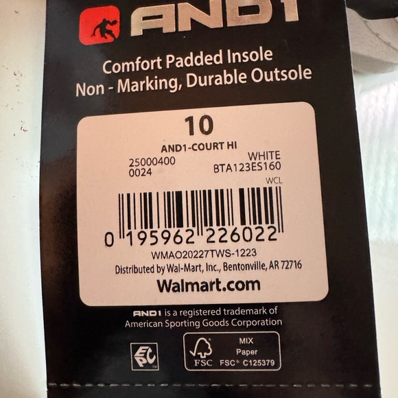 Toddler Boys White Sneakers Size 10 Hightop - Picture 6 of 6